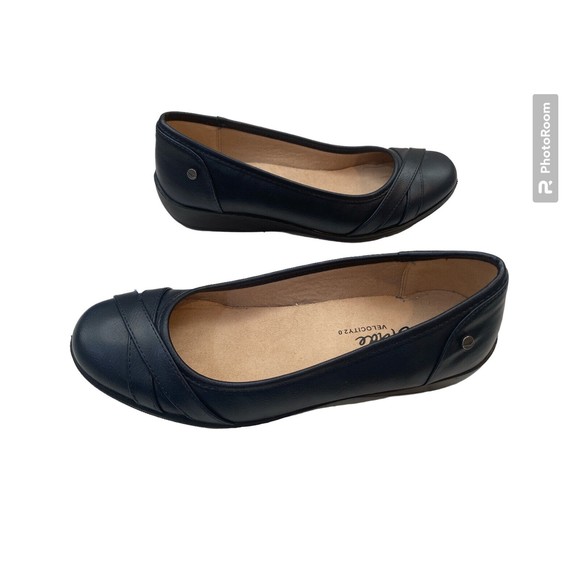 LifeStride Velocity I-Loyal Women's Navy Ballet Flats Size 9W NEW - Picture 5 of 6